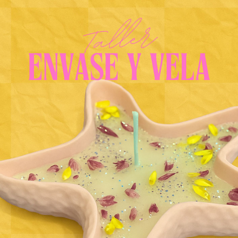 taller envase y vela lilicandle